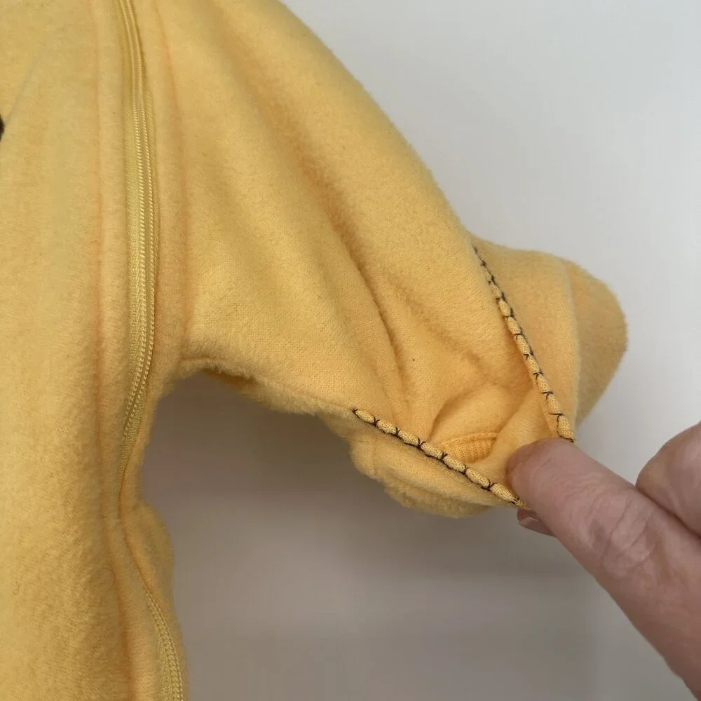 Disney Winnie the Pooh Vintage Fleece snow‎ suit size 0/3 Month